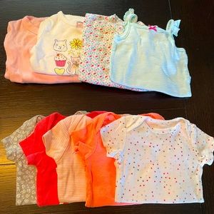 Lot of 9 Carter’s Onesies